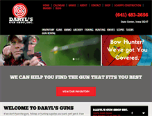 Tablet Screenshot of darylsguns.com